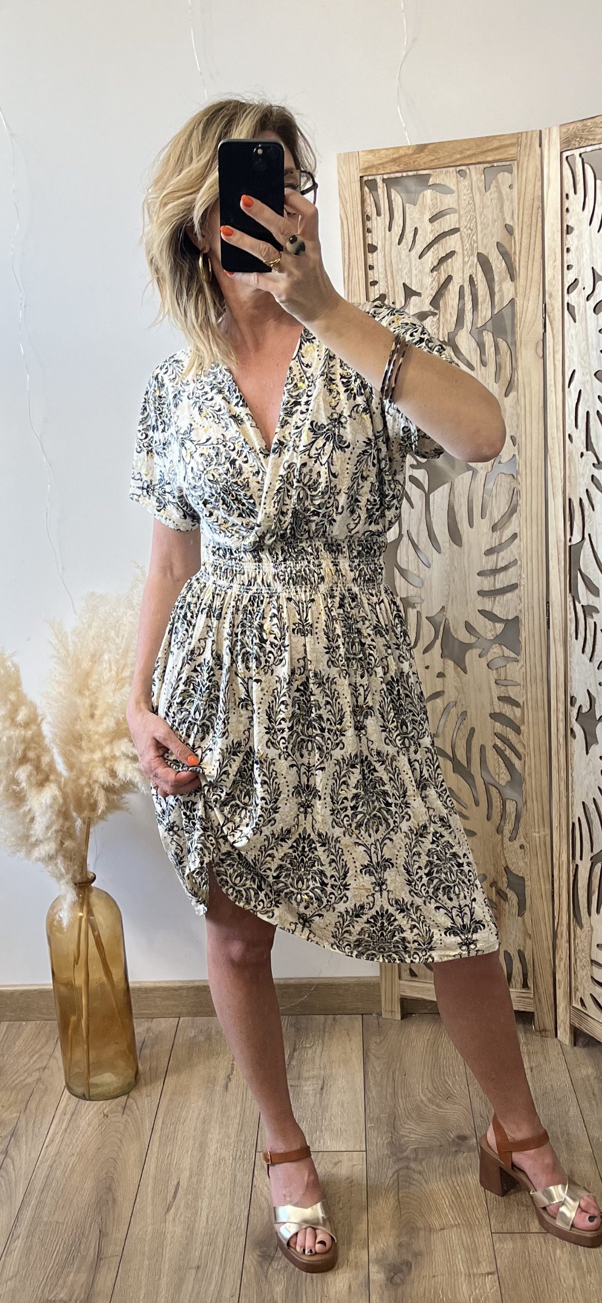 Robe ALEXANDRA courte noire