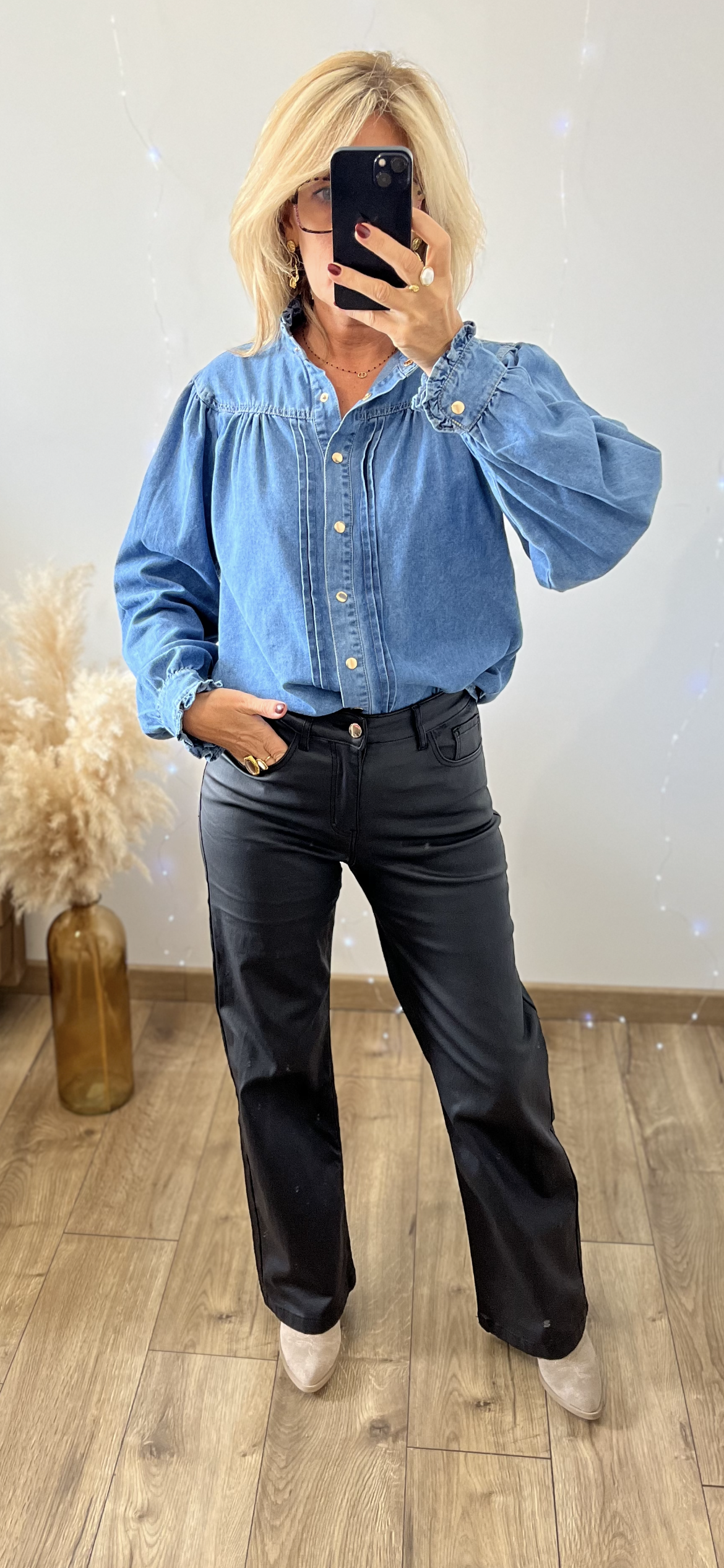Chemise CLHOE jean bleu