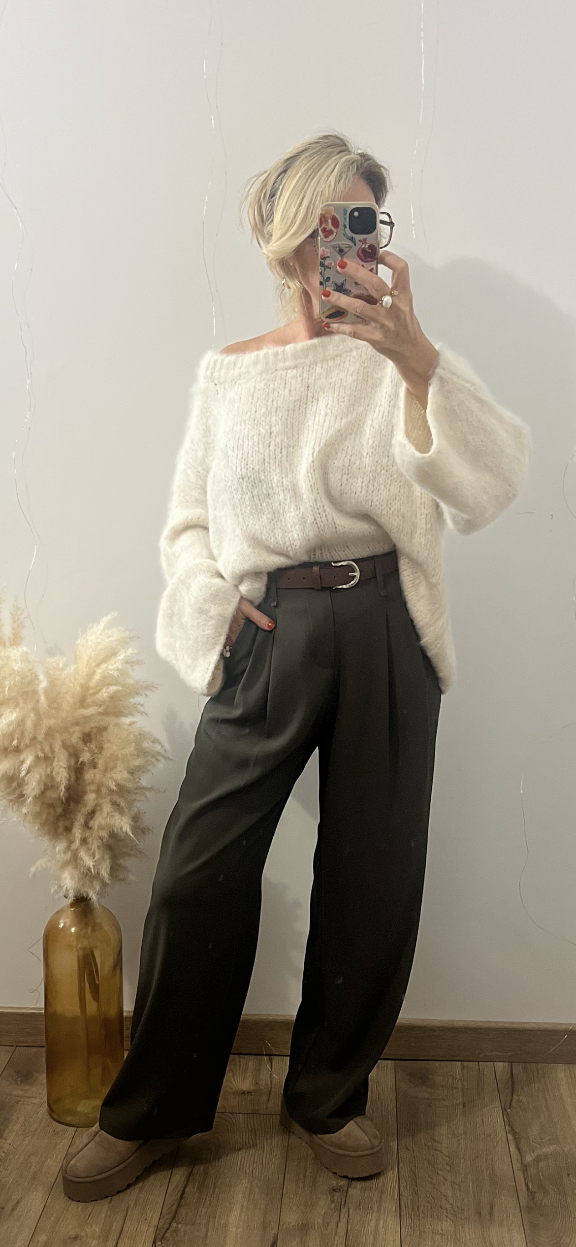 Pull oversize CHARLIE ÉCRU