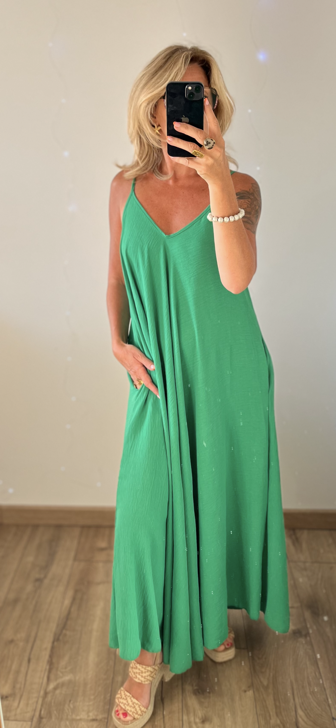 Robe ELOÏSE BLANCHE (34 au 46) avec poches