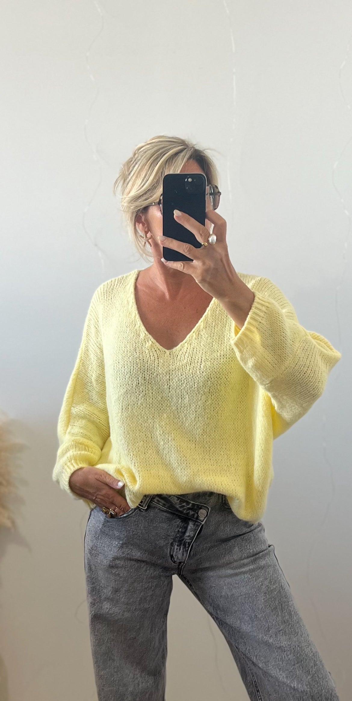 Pull LOU 🇮🇹jaune pastel