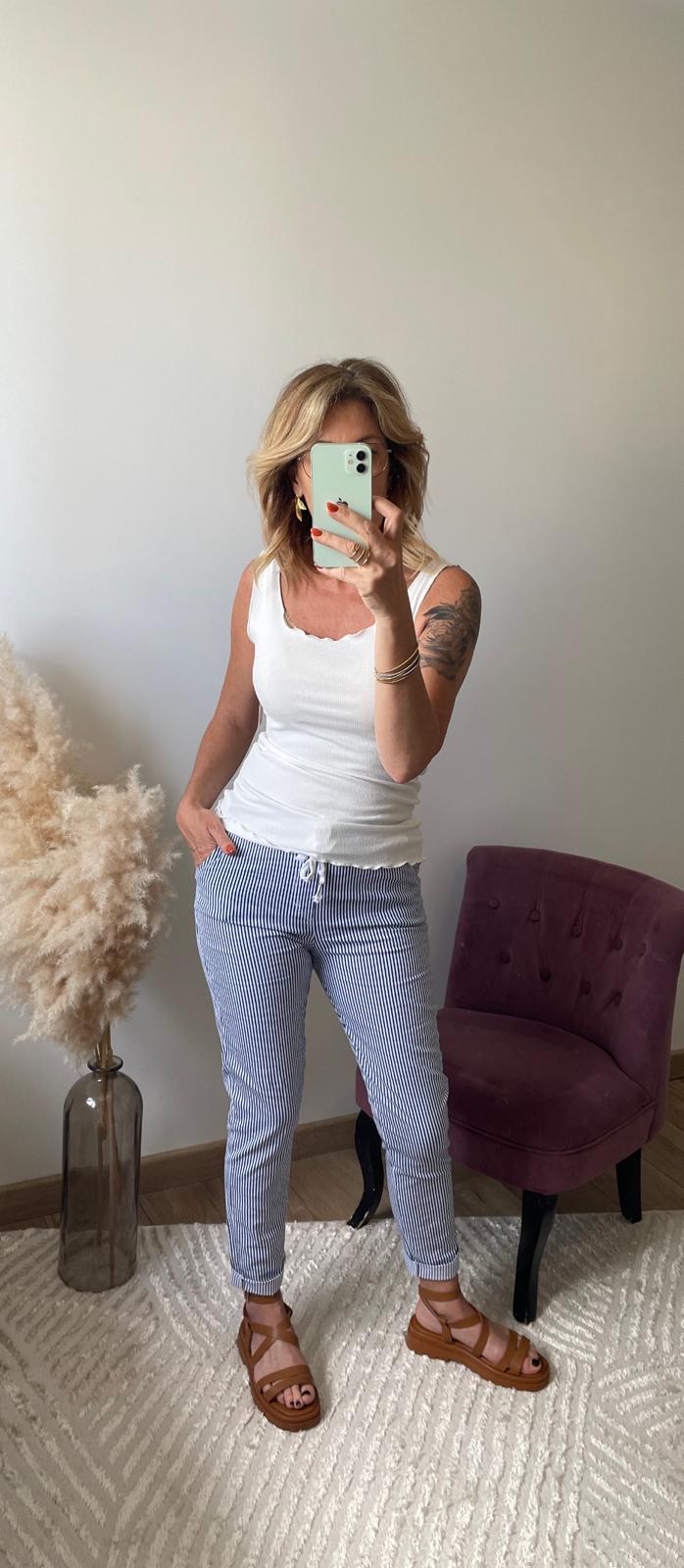 Pantalon rayé DIEGO 🇮🇹PRENDRE TAILLE AU DESSUS ‼️‼️‼️‼️