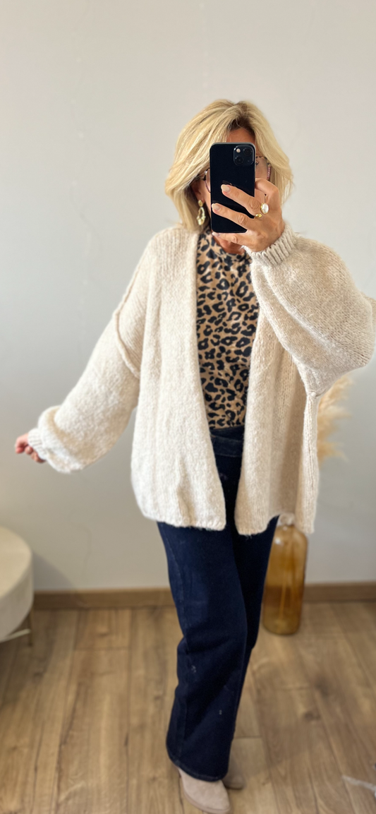 Gilet DOUDOU ÉCRU