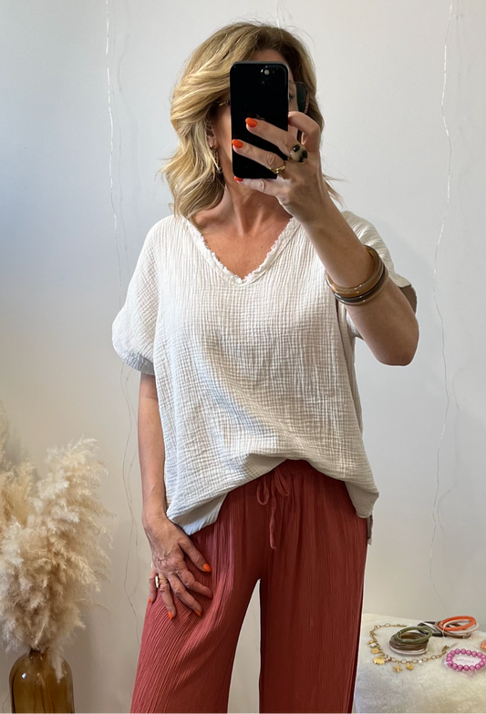 Top MARYANNE 🇮🇹beige(34 ou 44)
