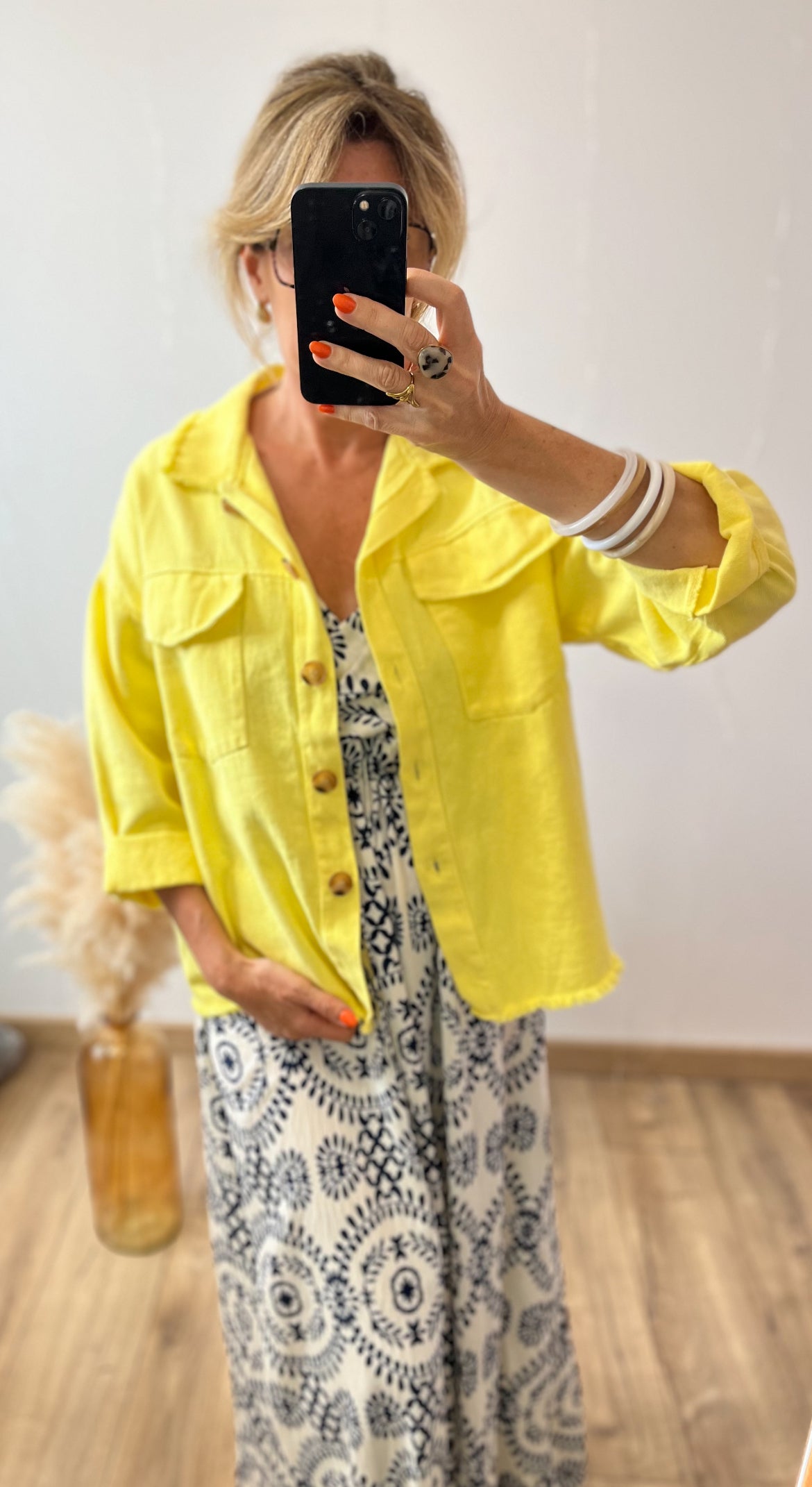 Veste PAOLA  jaune