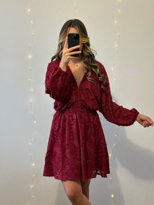 Robe ÉMILIE Bordeaux