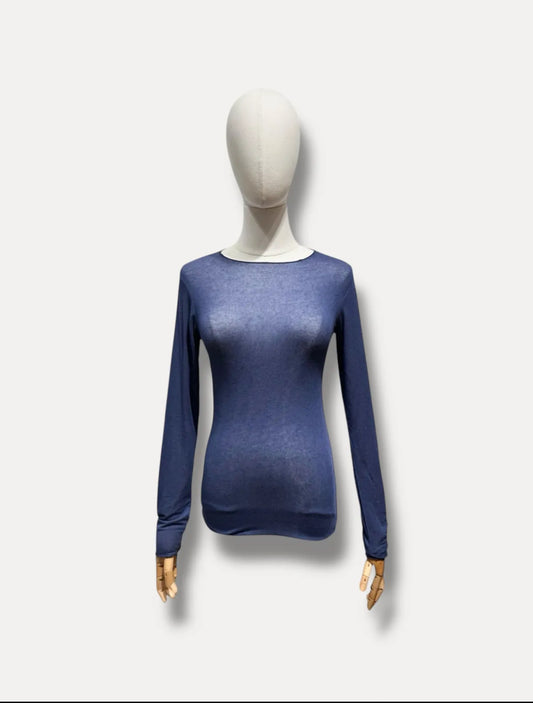 Top Cachemire Bleu marine
