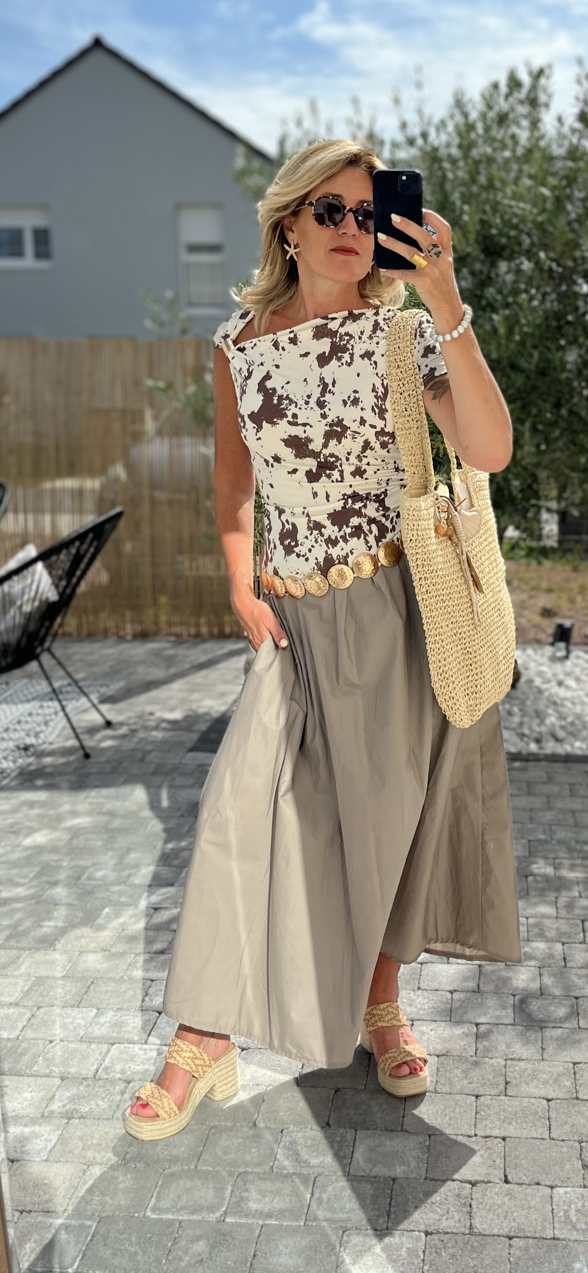 Jupe CAMELLIA BEIGE