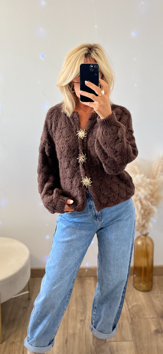 Gilet SOLEIL Choco