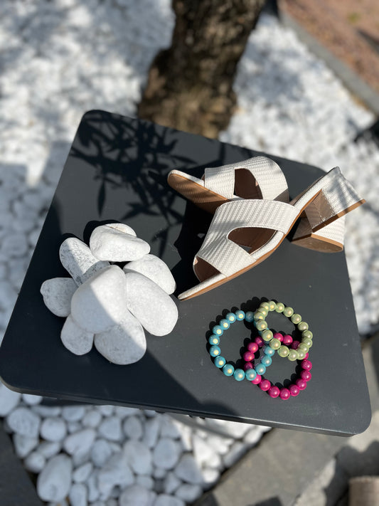Mules MIA blanche