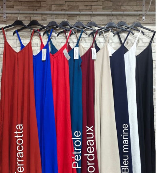 Robe ELOÏSE BLANCHE (34 au 46) avec poches