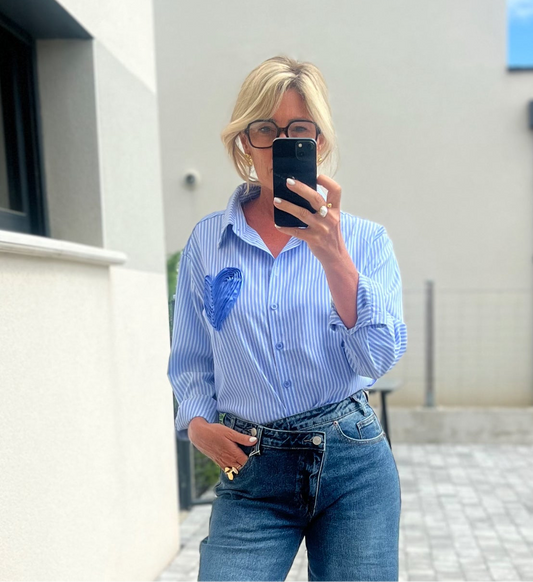 Chemise CŒUR 💙