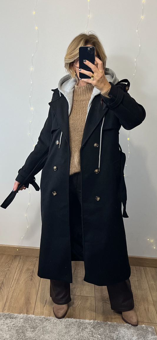 Manteau trench Noir🇮🇹