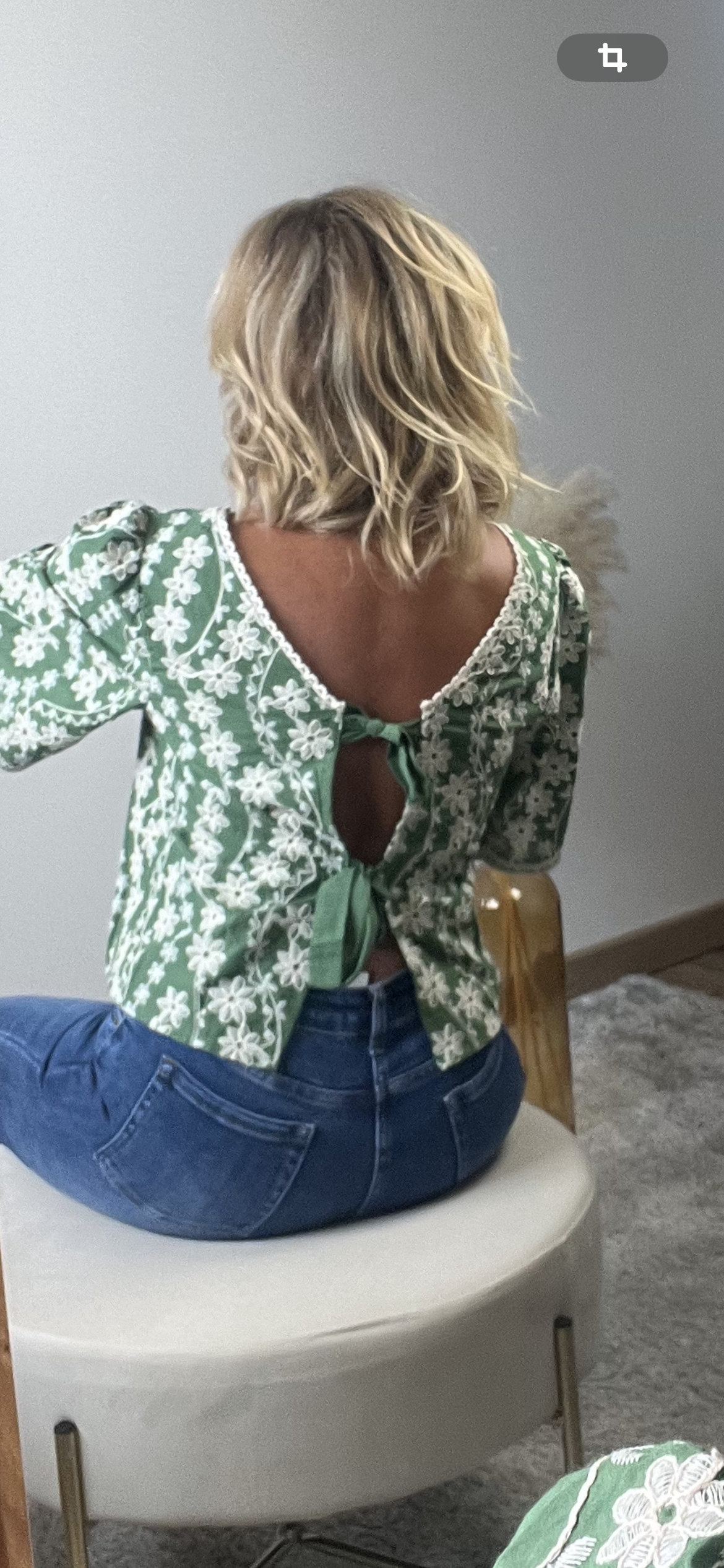 Blouse brodée  DAPHNÉE 🌿 100 %coton