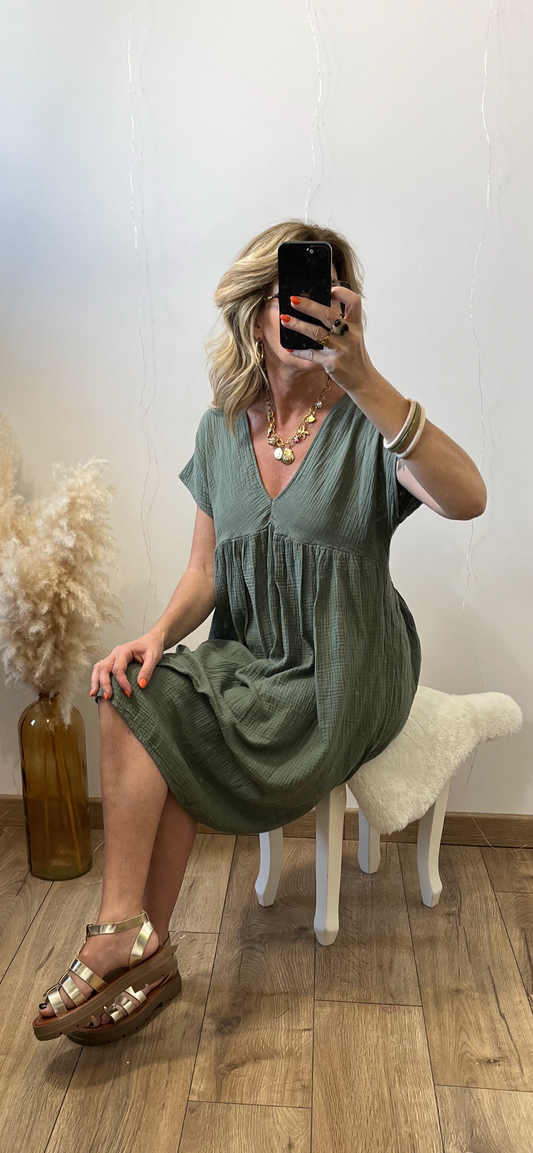 Robe carinette 🇮🇹kaki