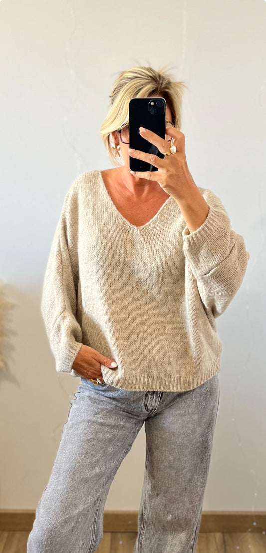 Pull LOU 🇮🇹 beige