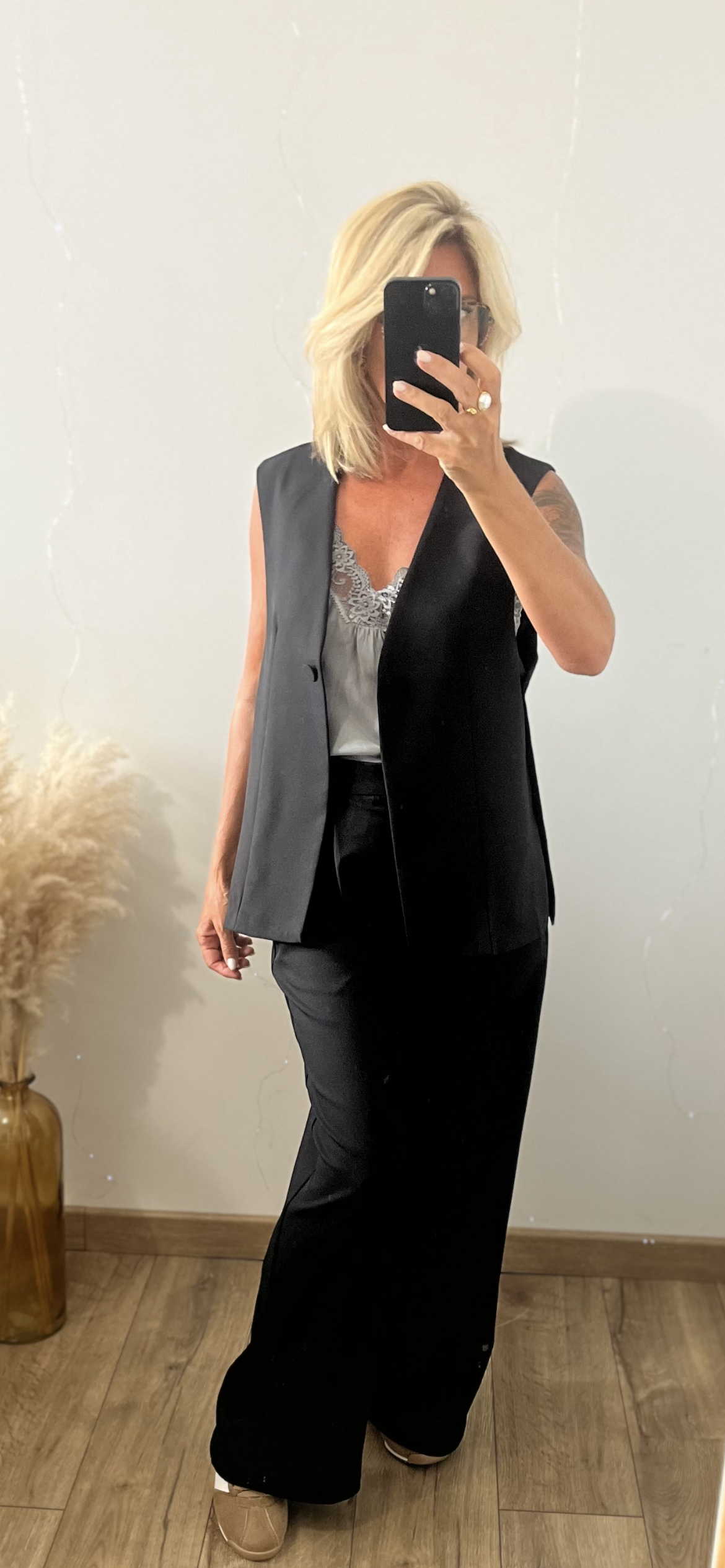 Blazer sans manches BLACK