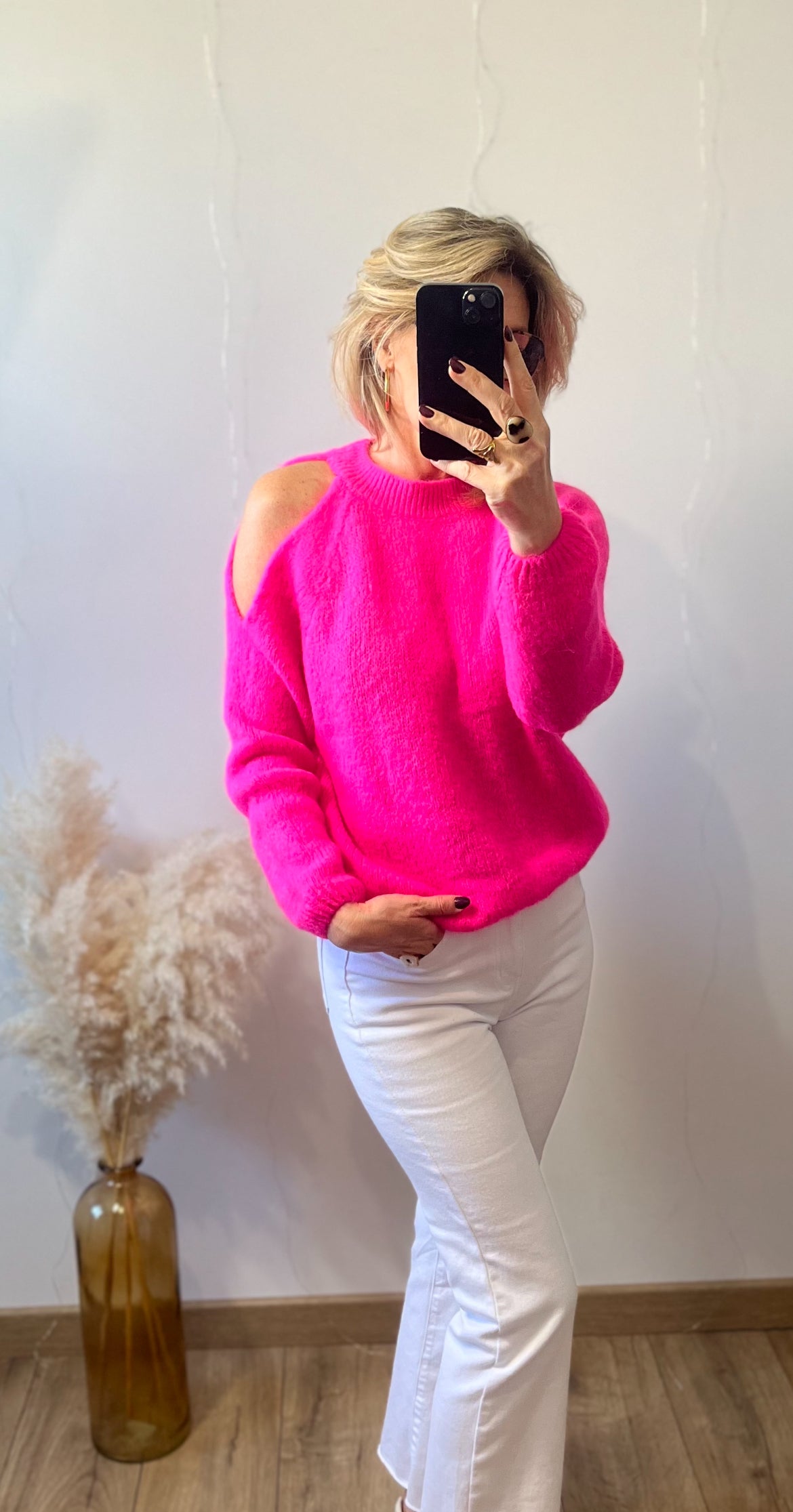 Pull ZELIE ROSE alpaga/mohair