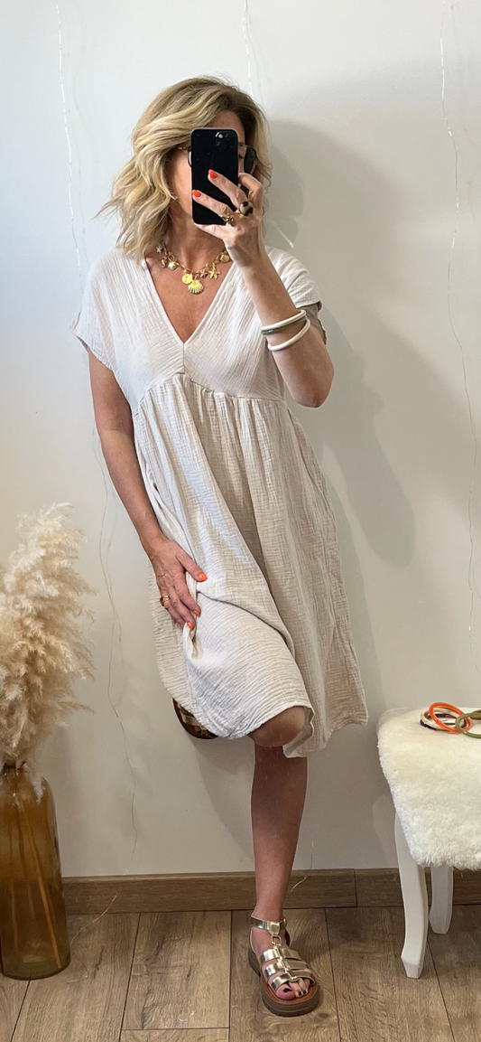 Robe carinette 🇮🇹 beige