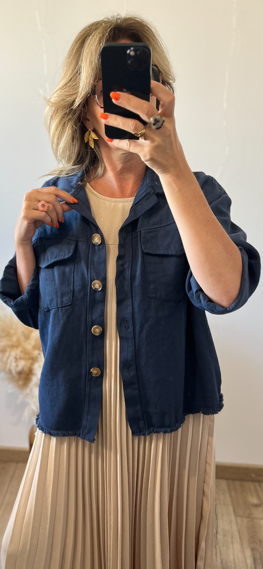 Veste PAOLA  bleu marine