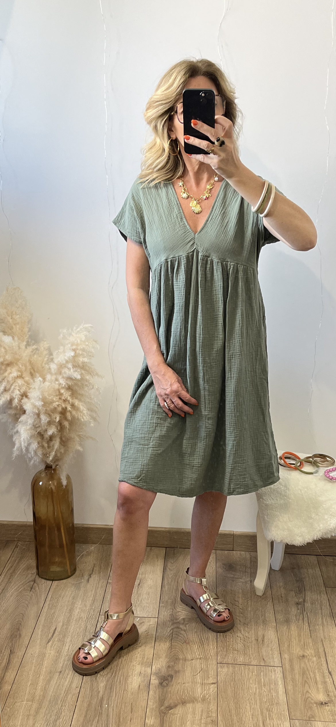 Robe carinette 🇮🇹kaki