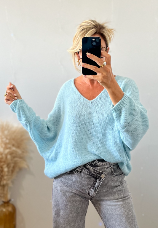 Pull LOU 🇮🇹bleu pastel