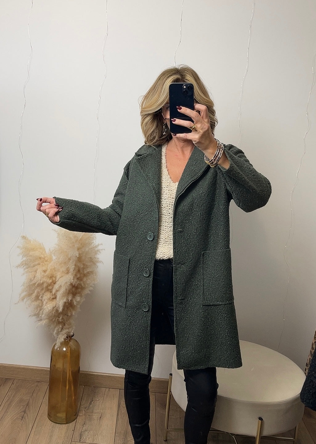 Manteau JULIETTE Kaki🇮🇹