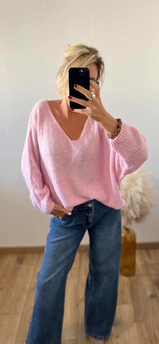 Pull LOU 🇮🇹rose clair