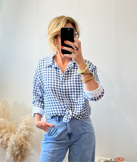 Chemise VICHY🇮🇹 bleu
