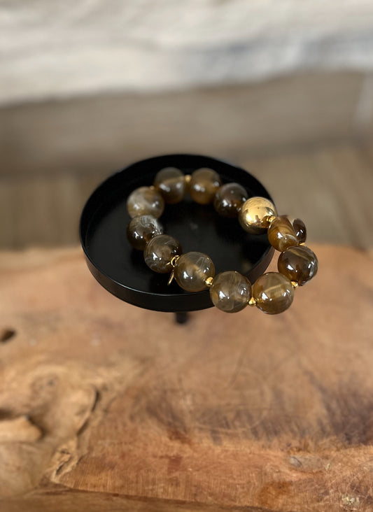 Bracelet boules choco