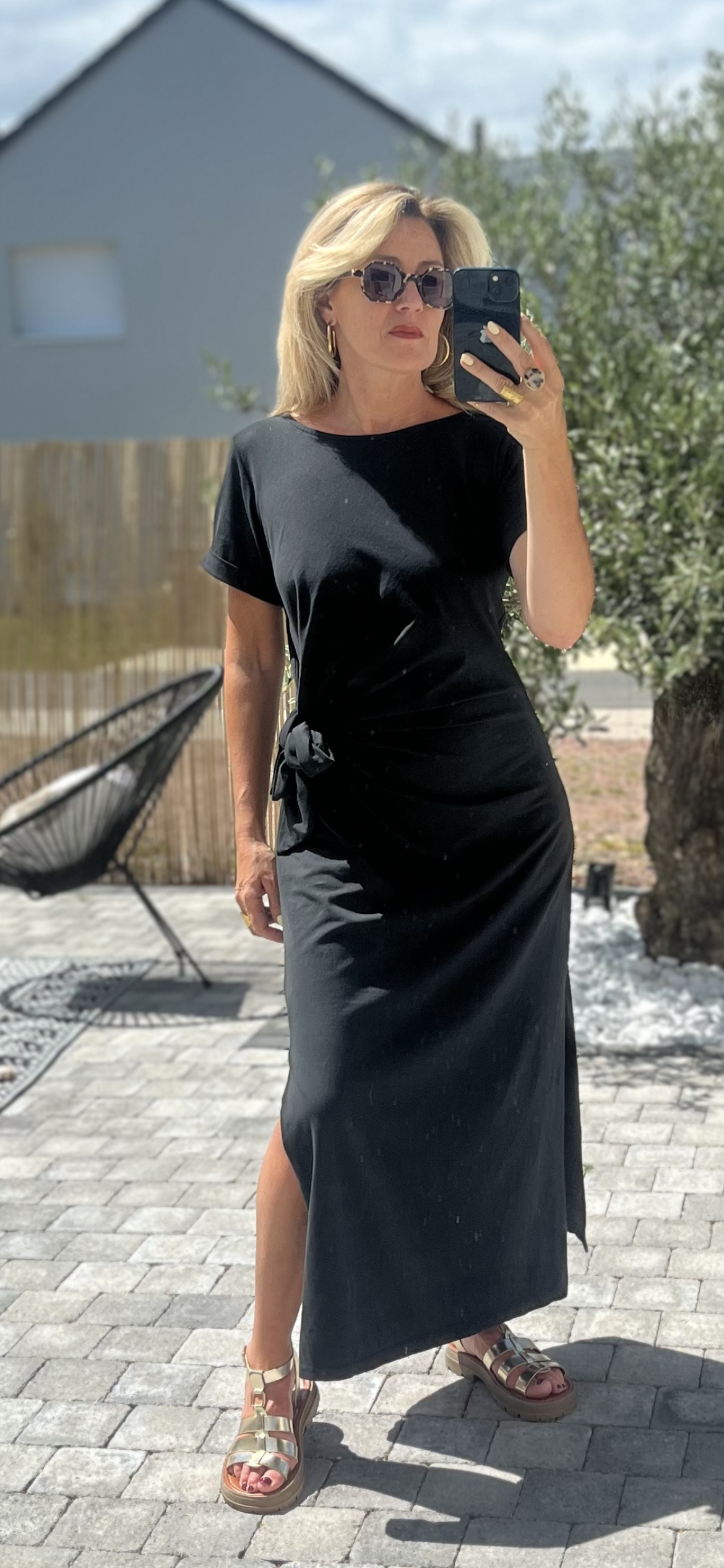 Robe ALICE longue Noire