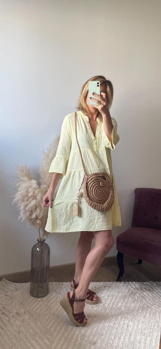 Robe  ELINE jaune